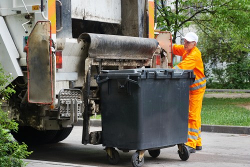 Modern waste handling technology in action